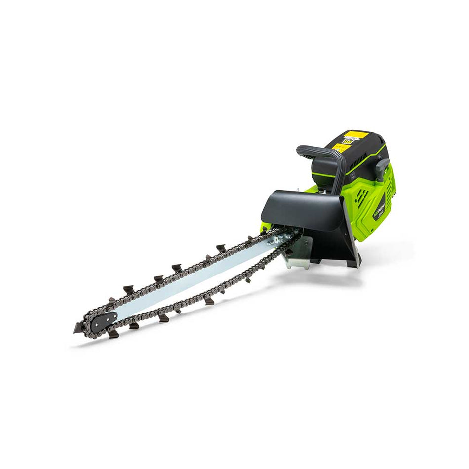 MiniTrencher™ GeoRipper 4.7HP 2-Stroke Engine 27-In. Max. Depth Mini Trencher w/ EZ Kart (GR727)