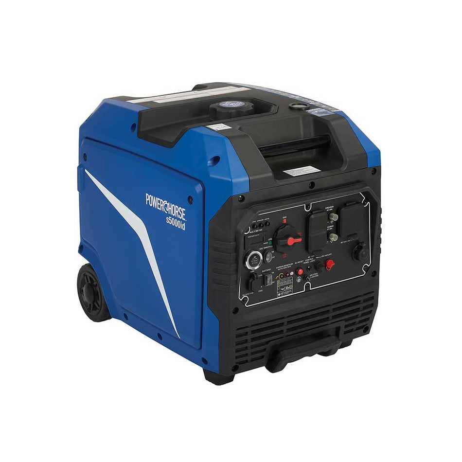 Powerhorse Inverter Generator Dual Fuel 5000 Surge Watts Electric Start (6075679)