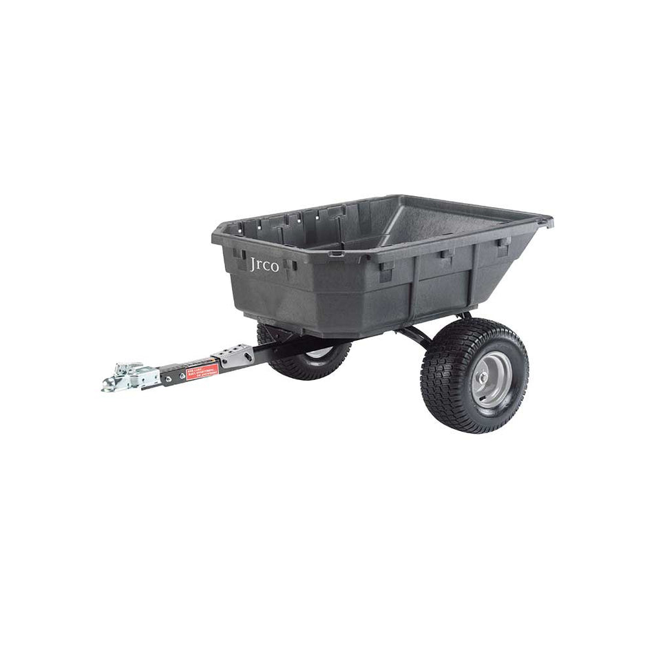 JRCO Poly Swivel ATV Dump Cart Trailer 15 Cu. Ft. 1250 Lb. Capacity (GWG311139)