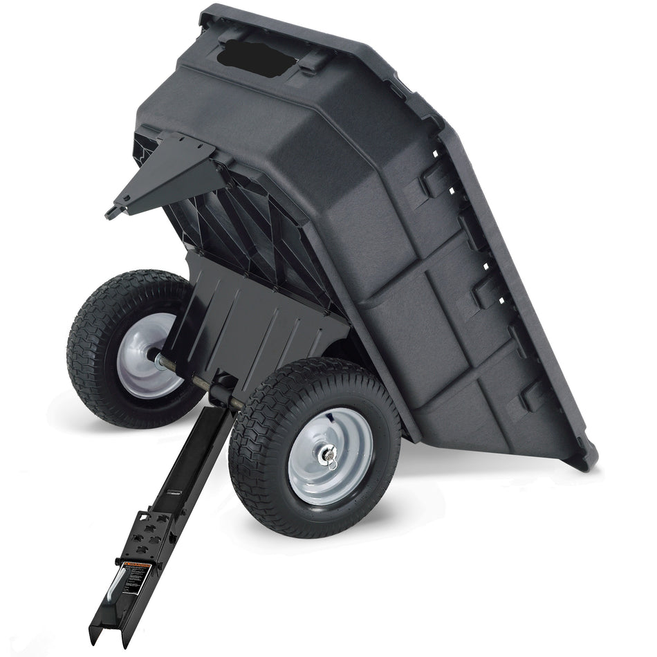 JRCO Poly Swivel Dump Cart Trailer 15 Cu. Ft. 1200 Lb. Capacity (GWG311138)
