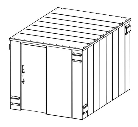ESP Storm Shelter (20 Person) SR84X114G at Wood Splitter Direct