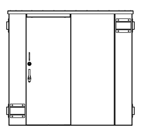 ESP Storm Shelter (14 Person) SR84X084G at Wood Splitter Direct
