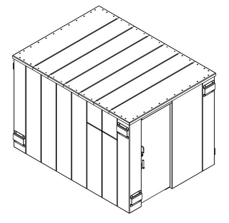 ESP Storm Shelter (20 Person) SR84X114G at Wood Splitter Direct