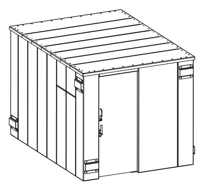 ESP Storm Shelter (20 Person) SR84X114G at Wood Splitter Direct