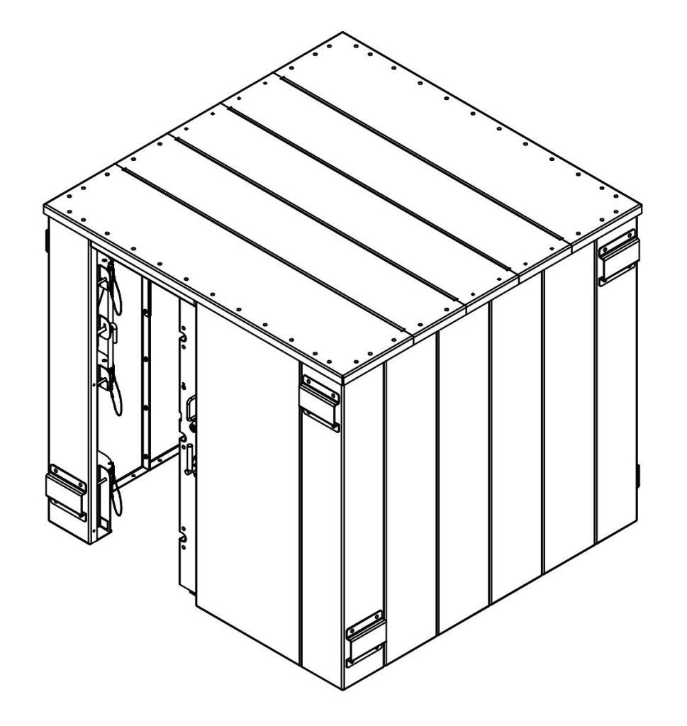 ESP Storm Shelter (14 Person) SR84X084G at Wood Splitter Direct