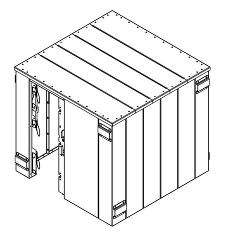ESP Storm Shelter (14 Person) SR84X084G at Wood Splitter Direct