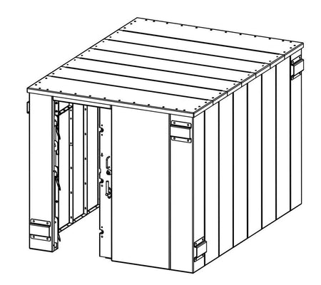 ESP Storm Shelter (20 Person) SR84X114G at Wood Splitter Direct