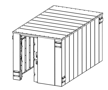 ESP Storm Shelter (25 Person) SR84X144G at Wood Splitter Direct