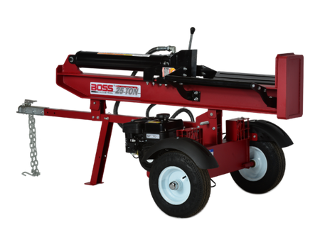 Boss Industrial 25 Ton Commercial Grade Horizontal Vertical Gas Wood Splitter (GB25T26) at Wood Splitter Direct