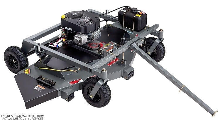 Swisher 66 Inch Finish Cut Pull Behind Mower Electric Start (FC14566CPKA) at Wood Splitter Direct