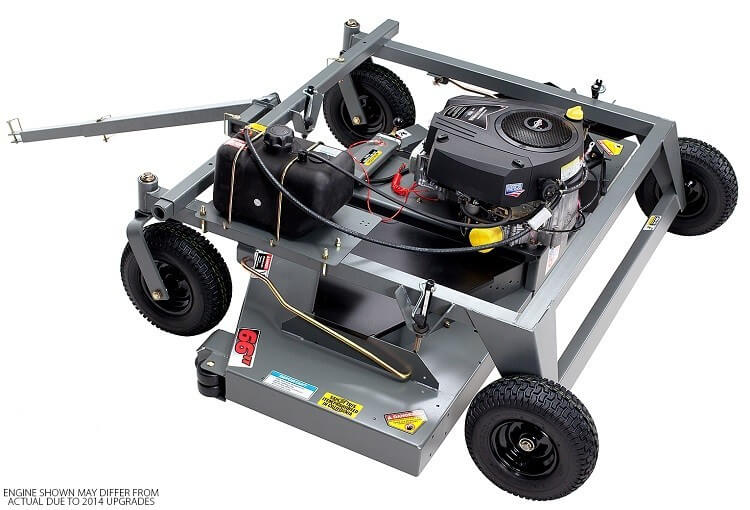Swisher 66 Inch Finish Cut Pull Behind Mower Electric Start (FC14566CPKA) at Wood Splitter Direct