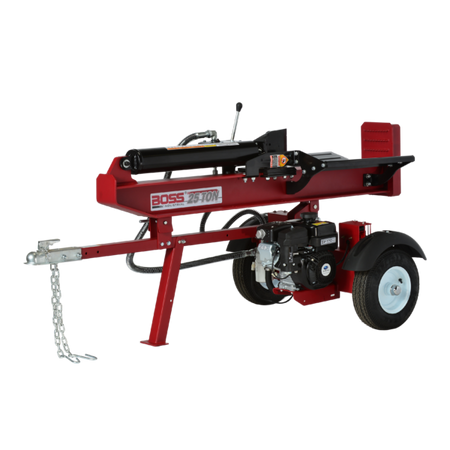 Boss Industrial 25 Ton Commercial Grade Horizontal Vertical Gas Wood Splitter (GB25T26) at Wood Splitter Direct