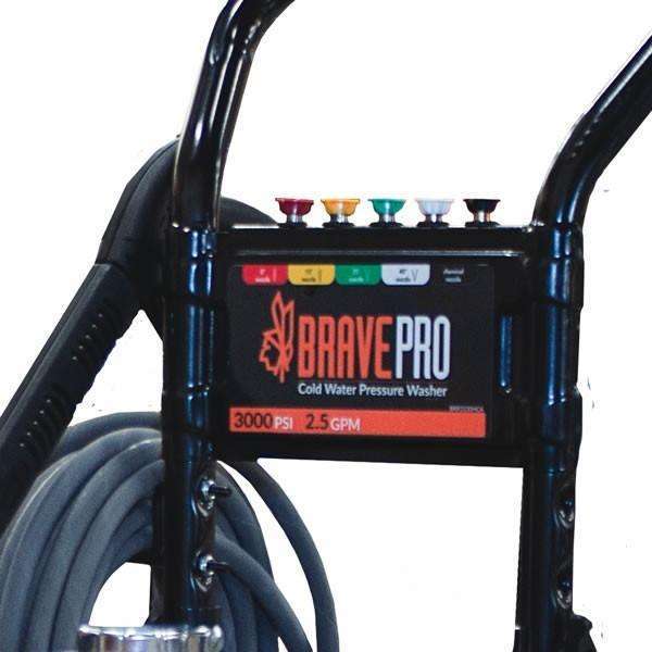 BravePro 3000 PSI Pressure Washer Honda GX160 (BRP2530HCA) at Wood Splitter Direct
