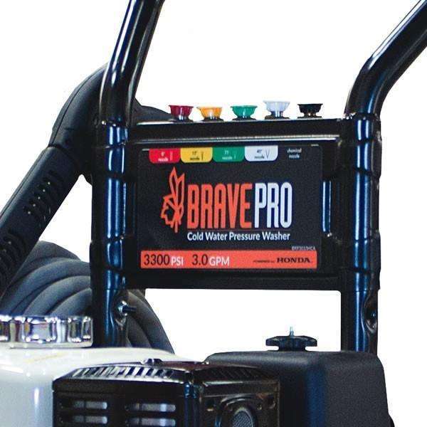BravePro 3300 PSI Pressure Washer Honda GX270 (BRP3033HCA) at Wood Splitter Direct