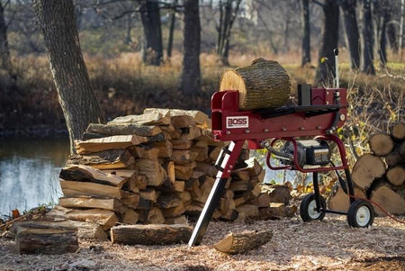 10 Ton Boss Industrial Dual Action Electric Log Splitter (ED10T20) at Wood Splitter Direct