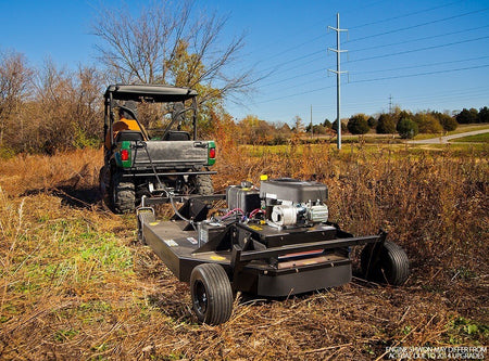 Swisher 52 Inch Electric Start Rough Cut Tow Behind Trail Cutter (RC14552CPKA) at Wood Splitter Direct