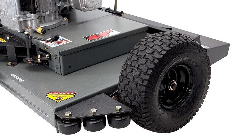 Swisher 44 Inch Finish Cut Pull Behind Mower Electric Start (FCE11544BS) at Wood Splitter Direct