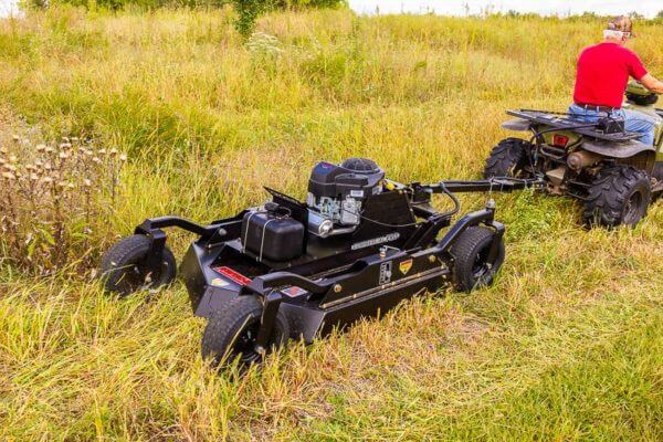 Swisher 44 Inch Commercial Pro 14.5 hp Electric Start Rough Cut Tow Behind Trail Cutter (RC14544CP4K) at Wood Splitter Direct