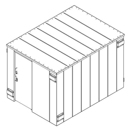 ESP Storm Shelter (20 Person) SR84X114G at Wood Splitter Direct