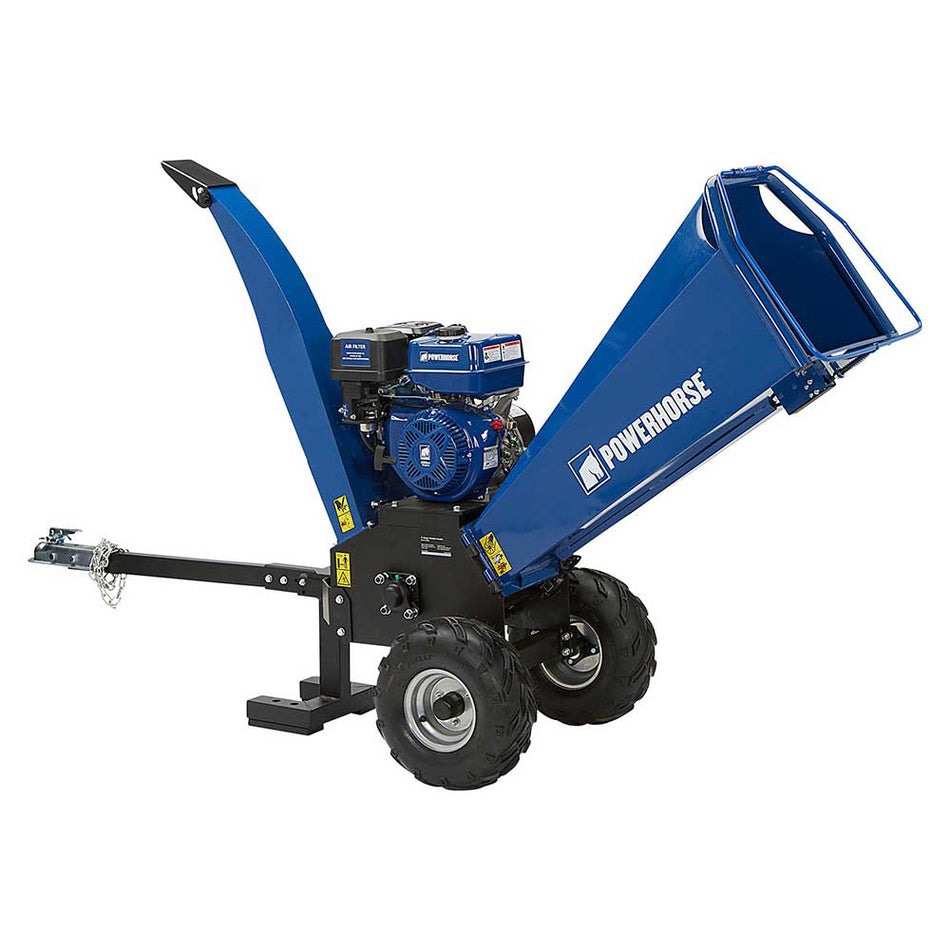 Powerhorse Towable 5in. Wood Chipper + Shredder — 420cc OHV Engine (115061)