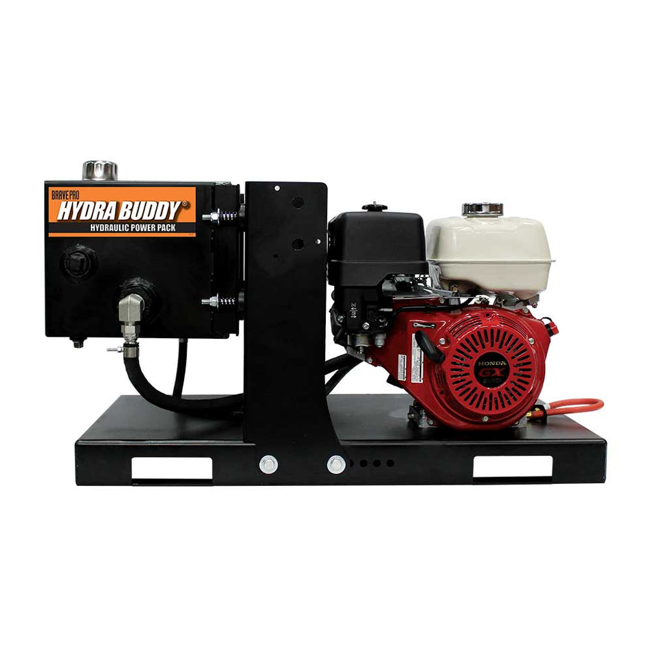 BravePro Hydra Buddy Electric Start Honda Skid-Mount Hydraulic Power Pack (HBHS310GXE)