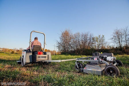 Swisher 60 Inch Finish Cut Pull Behind Mower Electric Start (FC14560BS) at Wood Splitter Direct