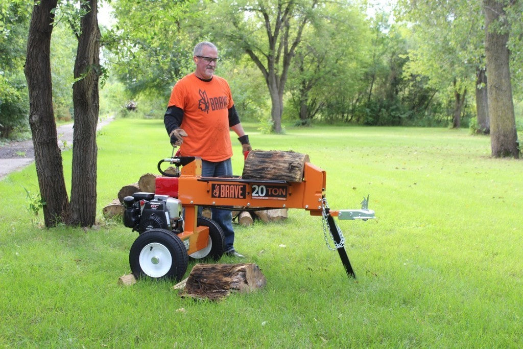 20 Ton Brave Two Way Log Splitter (PCLS2013GC) at Wood Splitter Direct